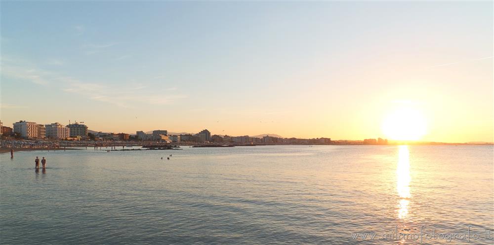 Cattolica (Rimini, Italy) - Sunset over the sea